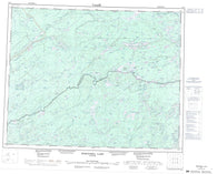 052P Miminiska Lake Canadian topographic map, 1:250,000 scale