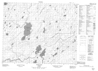 053A07 Eyes Lake Canadian topographic map, 1:50,000 scale