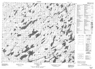 053A08 Nankika Lake Canadian topographic map, 1:50,000 scale
