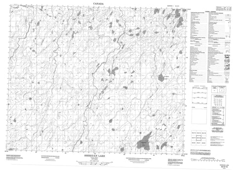 053A10 Sheridan Lake Canadian topographic map, 1:50,000 scale