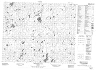 053A11 Michikenis Lake Canadian topographic map, 1:50,000 scale