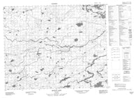 053B03 Hinton Lake Canadian topographic map, 1:50,000 scale