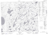 053B11 Yoyoy Lake Canadian topographic map, 1:50,000 scale