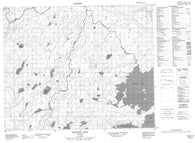 053B12 Windigo Lake Canadian topographic map, 1:50,000 scale