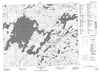 053B14 Weagamow Lake Canadian topographic map, 1:50,000 scale