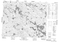 053D04 Horseshoe Lake Canadian topographic map, 1:50,000 scale