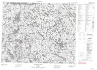 053D07 Namiwan Lake Canadian topographic map, 1:50,000 scale