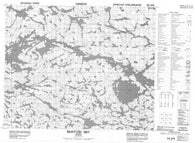 053D09 Mcintosh Bay Canadian topographic map, 1:50,000 scale