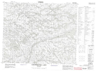 053D10 Cherrington Lake Canadian topographic map, 1:50,000 scale