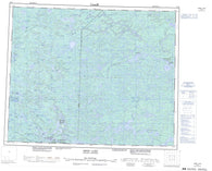 053D Deer Lake Canadian topographic map, 1:250,000 scale