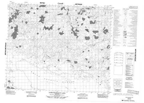 053E05 Namaykosogun Lake Canadian topographic map, 1:50,000 scale