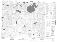 053E06 Cantin Lake Canadian topographic map, 1:50,000 scale