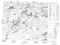 053E14 Dobbs Lake Canadian topographic map, 1:50,000 scale