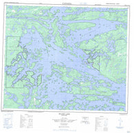 053E15 Island Lake Canadian topographic map, 1:50,000 scale