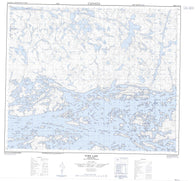 053E16 York Lake Canadian topographic map, 1:50,000 scale