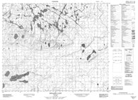 053F07 Menaeko Lake Canadian topographic map, 1:50,000 scale