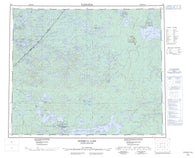 053F Opasquia Lake Canadian topographic map, 1:250,000 scale