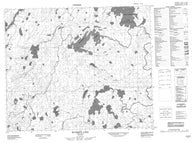 053G06 Munekun Lake Canadian topographic map, 1:50,000 scale