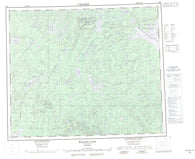 053G Makoop Lake Canadian topographic map, 1:250,000 scale