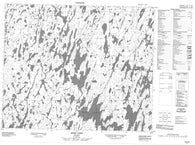 053H02 Reeb Lake Canadian topographic map, 1:50,000 scale