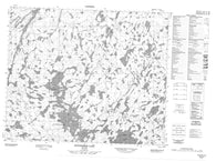 053H04 Kingfisher Lake Canadian topographic map, 1:50,000 scale