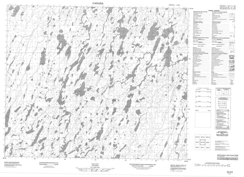 053H08 No Title Canadian topographic map, 1:50,000 scale