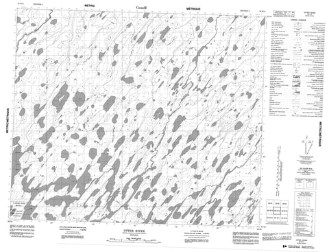 053H14 Otter River Canadian topographic map, 1:50,000 scale