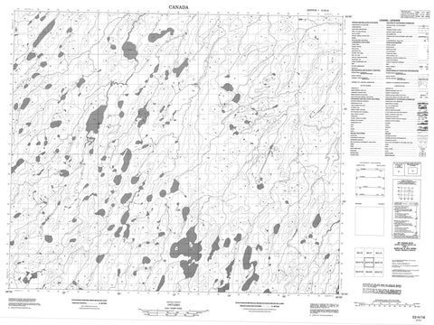 053H16 No Title Canadian topographic map, 1:50,000 scale