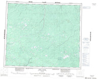 053I Fawn River Canadian topographic map, 1:250,000 scale