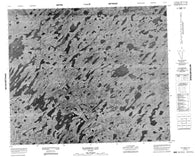 053J03 Blackbear Lake Canadian topographic map, 1:50,000 scale