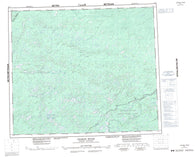 053J Thorne River Canadian topographic map, 1:250,000 scale