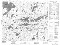 053K05 Sharpe Lake Canadian topographic map, 1:50,000 scale