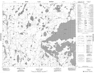 053K10 Kistigan Lake Canadian topographic map, 1:50,000 scale