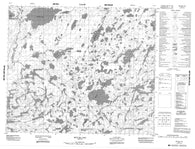 053L01 Mistuhe Lake Canadian topographic map, 1:50,000 scale