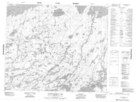 053L02 Kakeenukamak Lake Canadian topographic map, 1:50,000 scale
