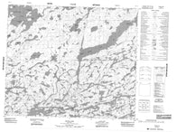053L03 Opom Lake Canadian topographic map, 1:50,000 scale