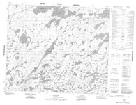 053L04 Nikik Lake Canadian topographic map, 1:50,000 scale