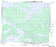 053L07 Kanuchuan Rapids Canadian topographic map, 1:50,000 scale