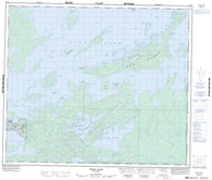 053L09 Gods Lake Canadian topographic map, 1:50,000 scale