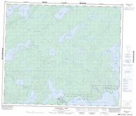 053L10 Vermilyea Lake Canadian topographic map, 1:50,000 scale