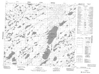 053M03 Whitemud Lake Canadian topographic map, 1:50,000 scale
