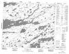 053M04 Powstick Lake Canadian topographic map, 1:50,000 scale