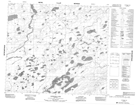 053M06 Schwatka Lake Canadian topographic map, 1:50,000 scale