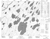053N11 Michiskan Lake Canadian topographic map, 1:50,000 scale