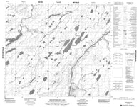 053N12 Kinosewkenaw Lake Canadian topographic map, 1:50,000 scale