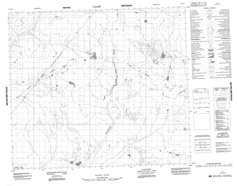 053O10 No Title Canadian topographic map, 1:50,000 scale