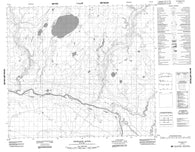 053O13 Peckinow River Canadian topographic map, 1:50,000 scale