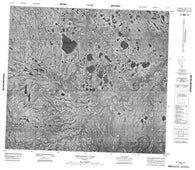 054A03 Mistahayo Lake Canadian topographic map, 1:50,000 scale