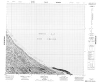 054A09 Tamuna River Canadian topographic map, 1:50,000 scale
