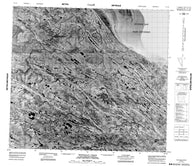 054A10 Mintiagan Creek Canadian topographic map, 1:50,000 scale